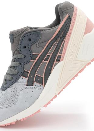 Жіночі шкіряні кросівки asics gel-sight сіро-рожеві. топ якість! 36. розміри в наявності: 36.