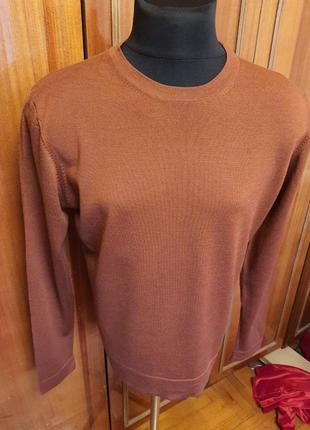 Стильный свитер мужской filippa k 100% lana merino овечья шерсть