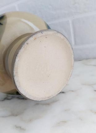 Ваза лксф майолика польвская керамика винтажная