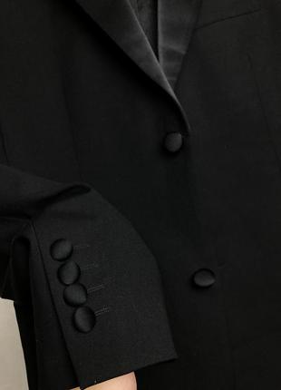 Піджак смокінг британського бренду taylor&wright. розмір s. структурований оверсайз якісний3 фото