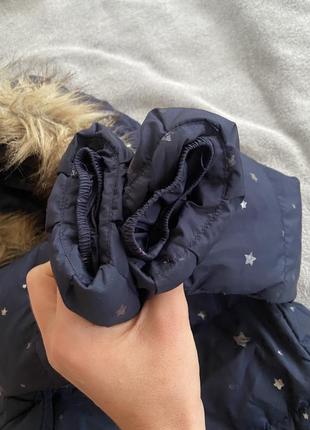 Зимова курточка gap на пуху для дівчинки3 фото