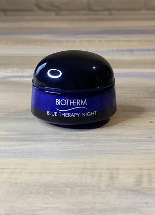 Biotherm blue therapy нічний крем проти зморшок для всіх типів шкіри