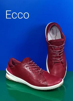 Кожаные женские кроссовки ecco - biom life w low оригинал4 фото