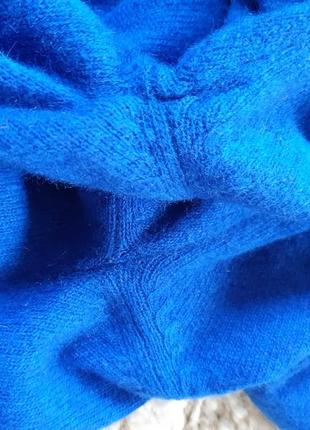 Актуальный яркий синий свитер/гольф шерсть/ангора,modissa, p. s-m8 фото