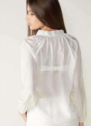 Шёлковая сорочка блуза 100%шелк intimissimi1 фото