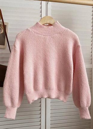Розовый свитер1 фото