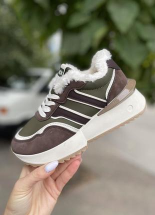 Кроссовки на меху / теплые кроссовки зима / эврозима4 фото