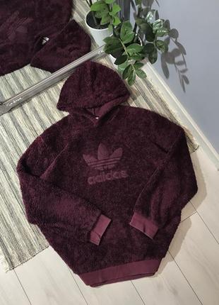 Худі кофта adidas м‘яка тедді