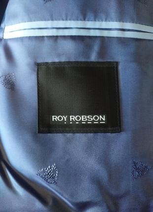 Roy robson uni regular virgin wool jacket navy (піджак  із натуральної вовни темно-синій)2 фото