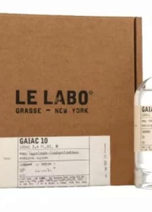 Парфюмированная вода унисекс le labo gaiac 10 100 мл