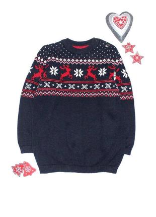 Кофта, свитер новогодний h&m 2-3 года