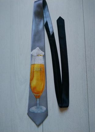 Краватка галстук для любителей пива bierglas