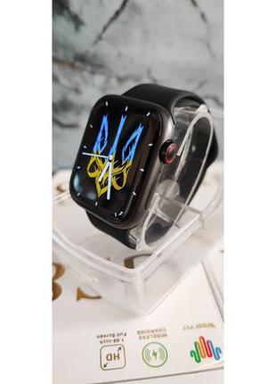 Умные смарт часы smart watch gs8 pro max 45mm смарт-часы с украинским языком и функцией звонка1 фото