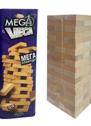 Настольная игра экстремальная вега vega (vega). версия игры дженга (jenga) дерево danko toys (g-mv-01u)