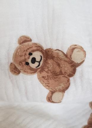 Непромокаюча муслінова простинь,в коляску. непромокаюче(водонепроникне)простирадло