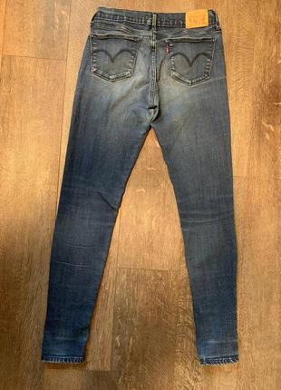 Классные фирменные джинсы скинни levi's super skinny, размер 29.3 фото