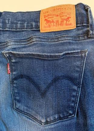Классные фирменные джинсы скинни levi's super skinny, размер 29.6 фото