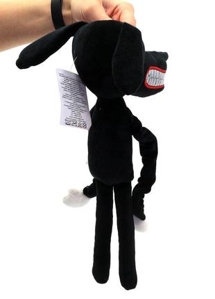 Мягкая игрушка картун дог «kinder toys» cartoon dog мультяшная собака черный 33*12*15 см (00216-02)5 фото