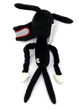 Мягкая игрушка картун дог «kinder toys» cartoon dog мультяшная собака черный 33*12*15 см (00216-02)2 фото