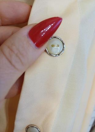 Новая лаконичная юбка миди в сдержанном желтом цвете с карманами, размер л-2хл6 фото