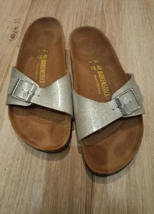 Шльопанці тапочки birkenstock 40р.