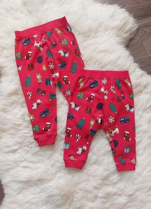 Штанці-джогери h&m на 9-24 місяців (розміри 80, 92)