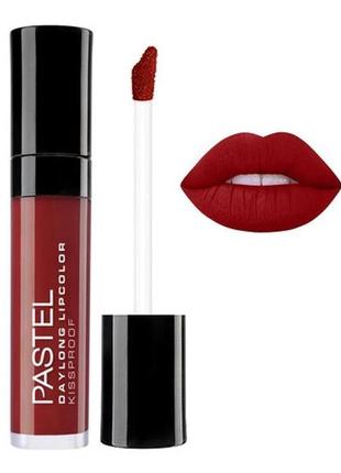 Матовая жидкая помада для губ pastel daylong lipcolor kissprof тон 36