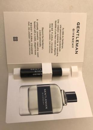 givenchy button-up gentlman eau de toilette живанши джентельмен. акція 1+1=33 фото