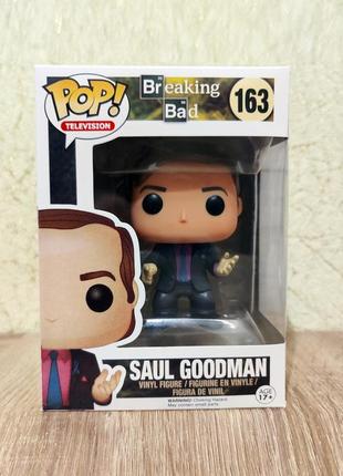 Фігурка funko pop сол гудмен - saul goodman №163 фанк поп солл гудман breaking bad всі тяжкі