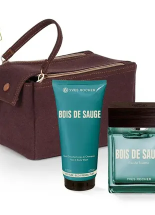 Набор bois de sage: туалетная вода, гель 2в1 для мужчин идея для подарка