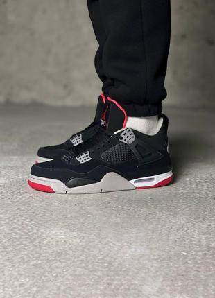 Кросівки air jordan 4 retro bred