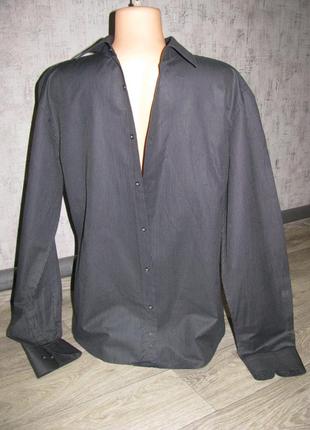 Рубашка мужская h&m размер l , ворот 41-423 фото
