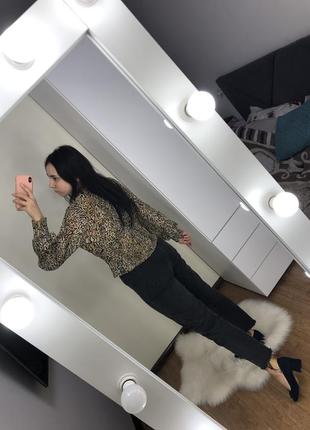 Блузка блуза тваринний принт7 фото