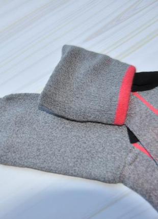Шкарпетки утеплені термо довгі унісекс сірі  розмір м2 фото