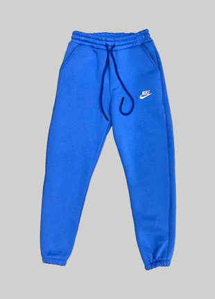 Чоловічі зимові штани nike navi blue - знижка.