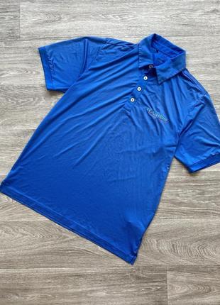 Спортивна футболка поло для спорту бігу/зала/футбола adidas climalite 38/m