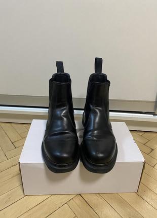 Ботинки челси челси dr.martens martens кожа коза1 фото