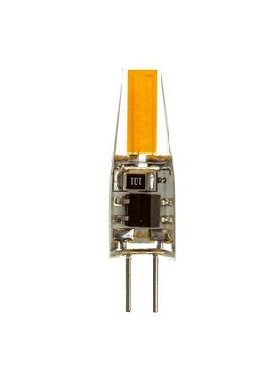 Светодиодная лампа g4 220v 3,5w silicon 3000k cob1505 sivio