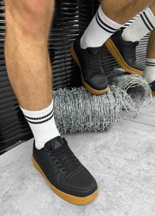 Базові унісекс кросівки air force стильні шкіряні форси недорогі5 фото