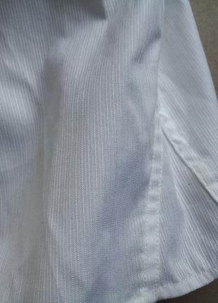 Рубашка белая на запонки5 фото