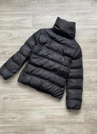Стильный натуральный пуховик теплая зимняя куртка benetton2 фото