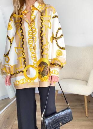 Шовкова блузка, сорочка celine оригінал