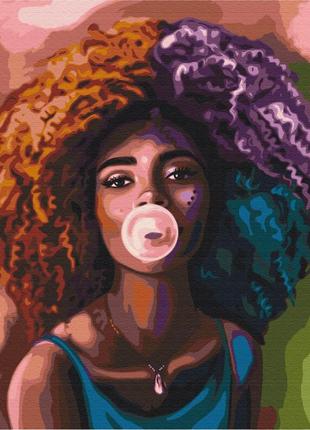 Картина по номерам 40х50 на деревянном подрамнике "в стиле хуба-буба © olha bochulynska" bs51350