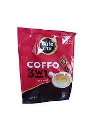 Кава розчинна cafe dor coffo 3в1 classic, 216г (12шт х 18г)