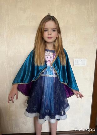 Карнавальный костюм платье frozen 6 9 лет.