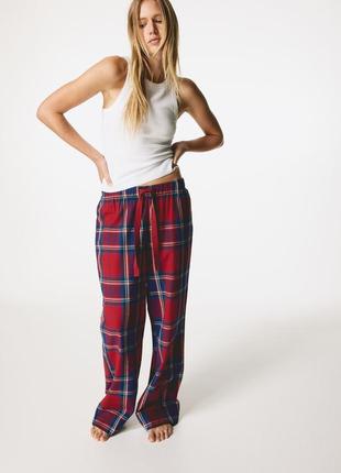 Мягкие хлопковые пижамные брюки брюки h&m 1107805009
