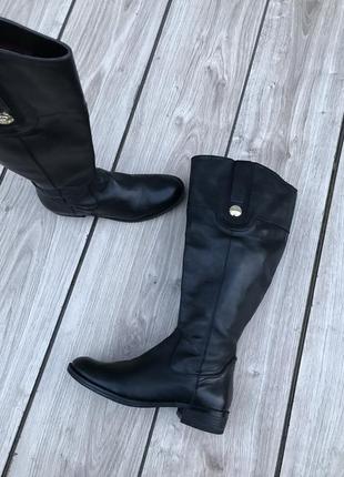 Женские ботинки tommy hilfiger женккие сапоги чорные2 фото