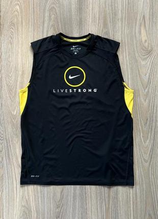 Мужская спортивная майка с принтом nike live sport