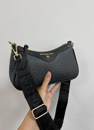 Сумка michael kors baguette black/blue