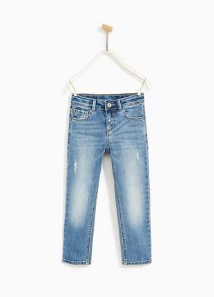 Приталені джинси zara на дівчинку, на 7 і 13-14 років
